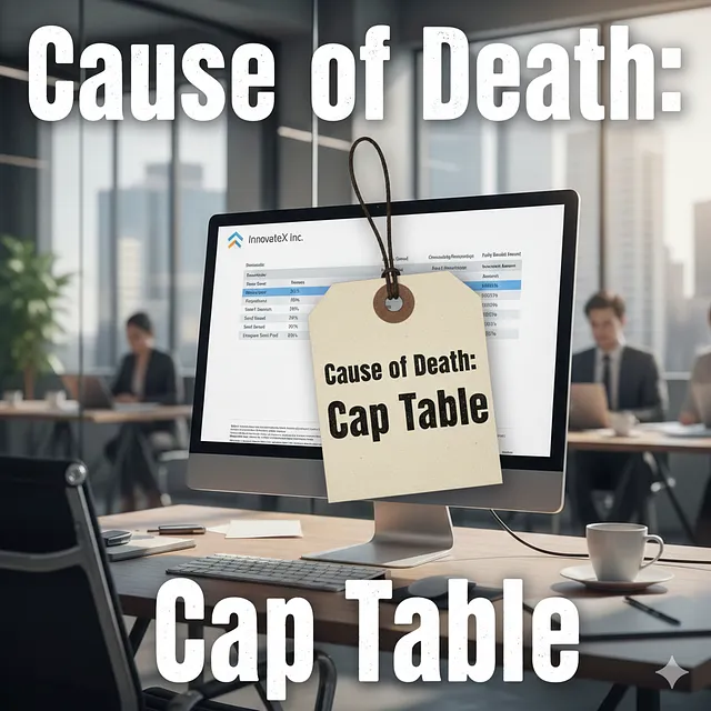 The Cap Table Mistakes That Kill Great Startups (Before the Pitch Deck Does)